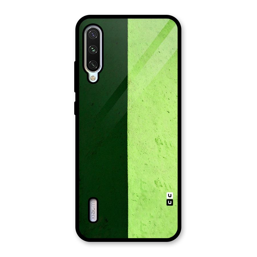 Shades Half Glass Back Case for Mi A3