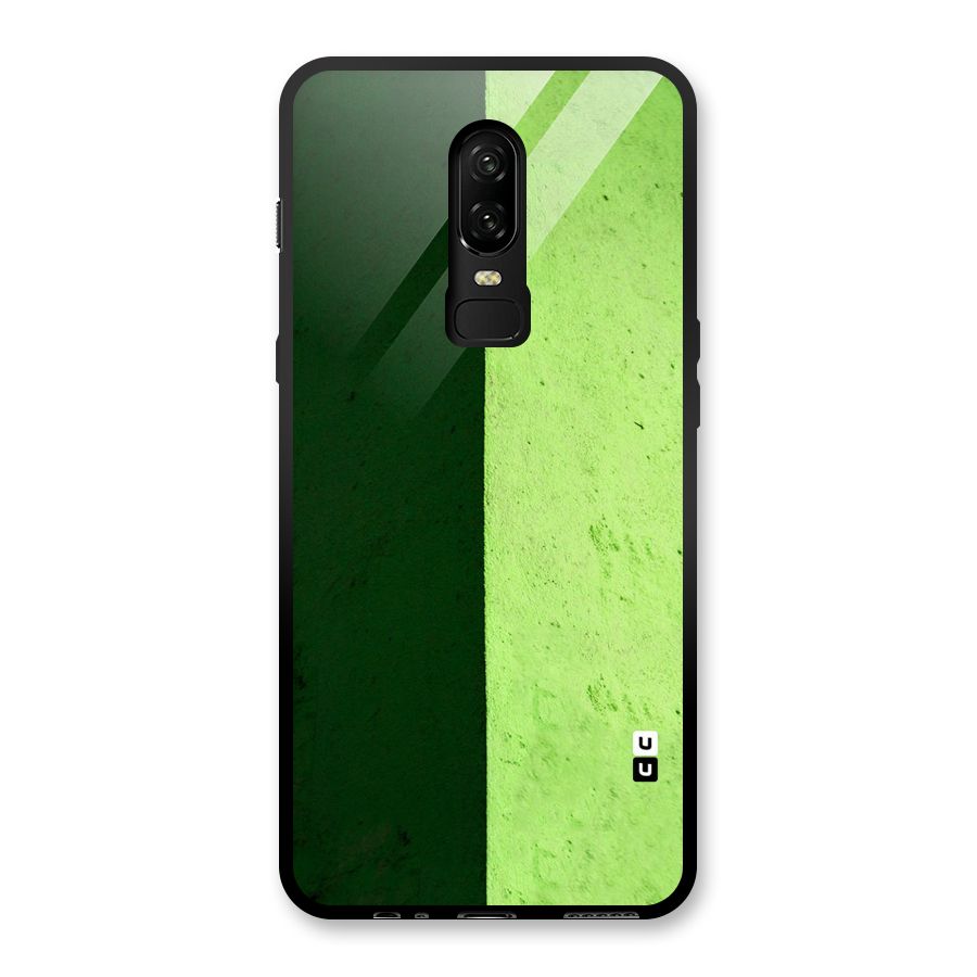 Shades Half Glass Back Case for OnePlus 6