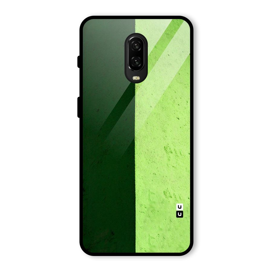 Shades Half Glass Back Case for OnePlus 6T