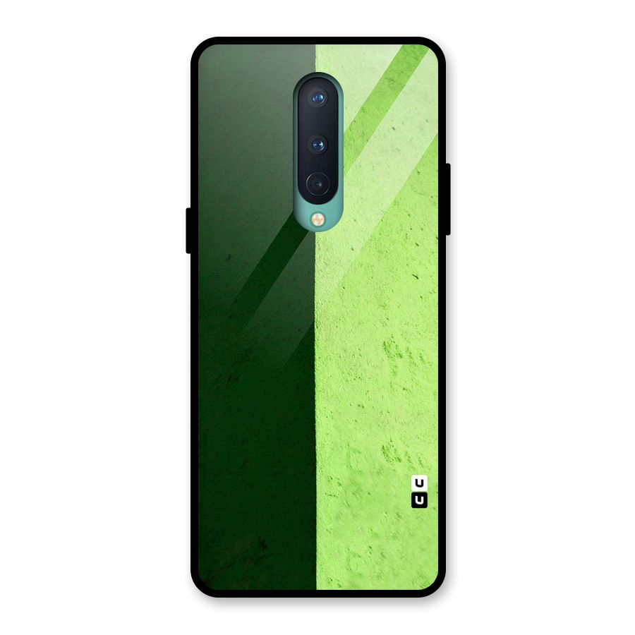 Shades Half Glass Back Case for OnePlus 8