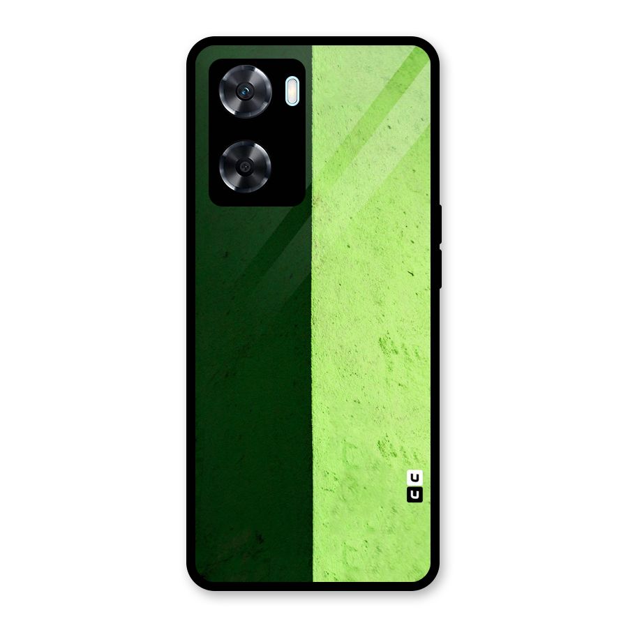 Shades Half Glass Back Case for Oppo A77