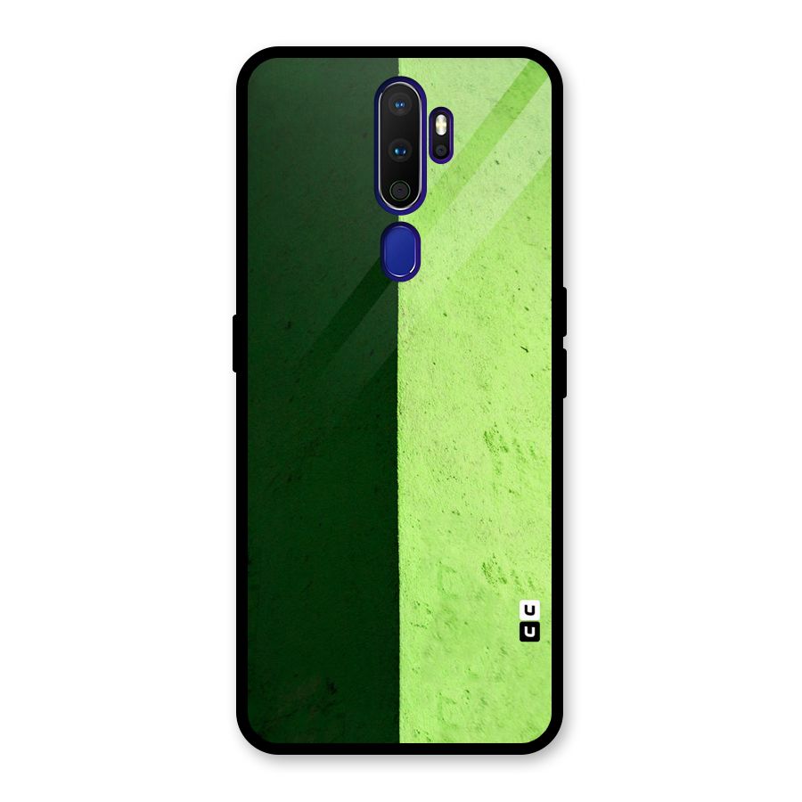 Shades Half Glass Back Case for Oppo A9 (2020)