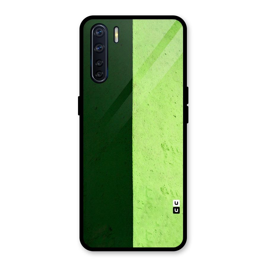 Shades Half Glass Back Case for Oppo F15