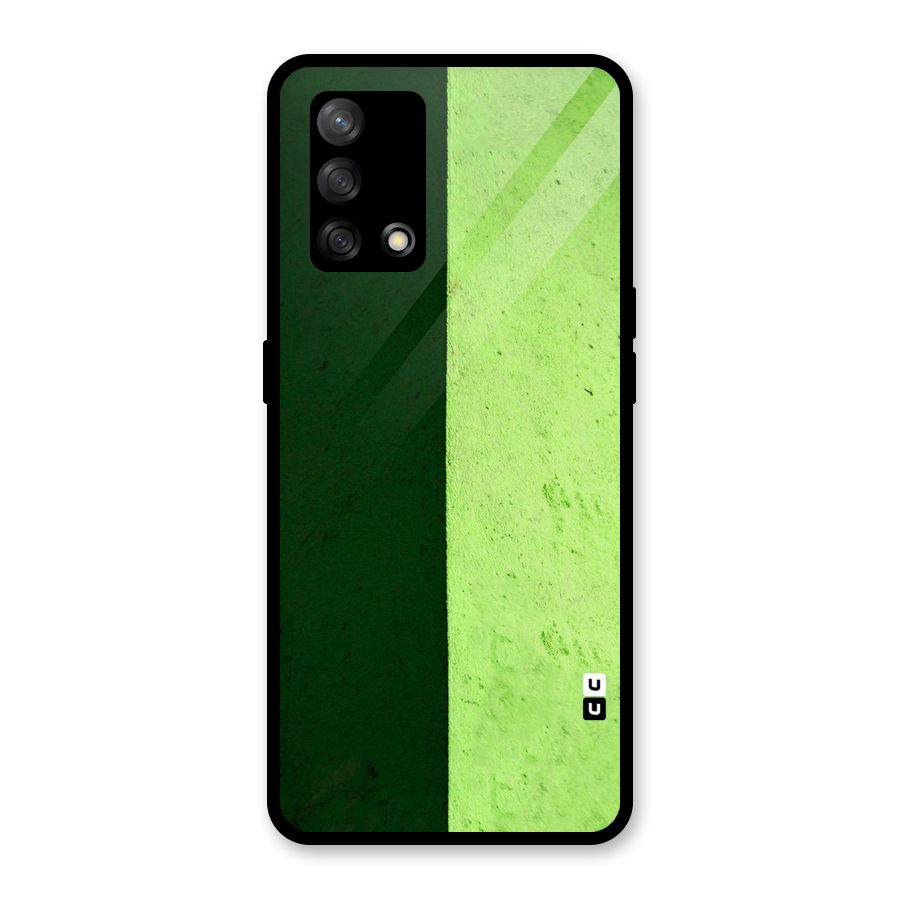 Shades Half Glass Back Case for Oppo F19