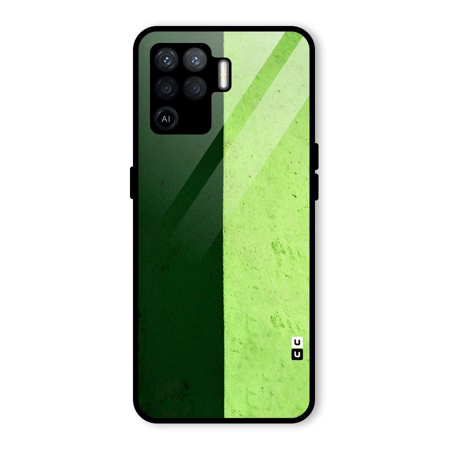 Shades Half Glass Back Case for Oppo F19 Pro