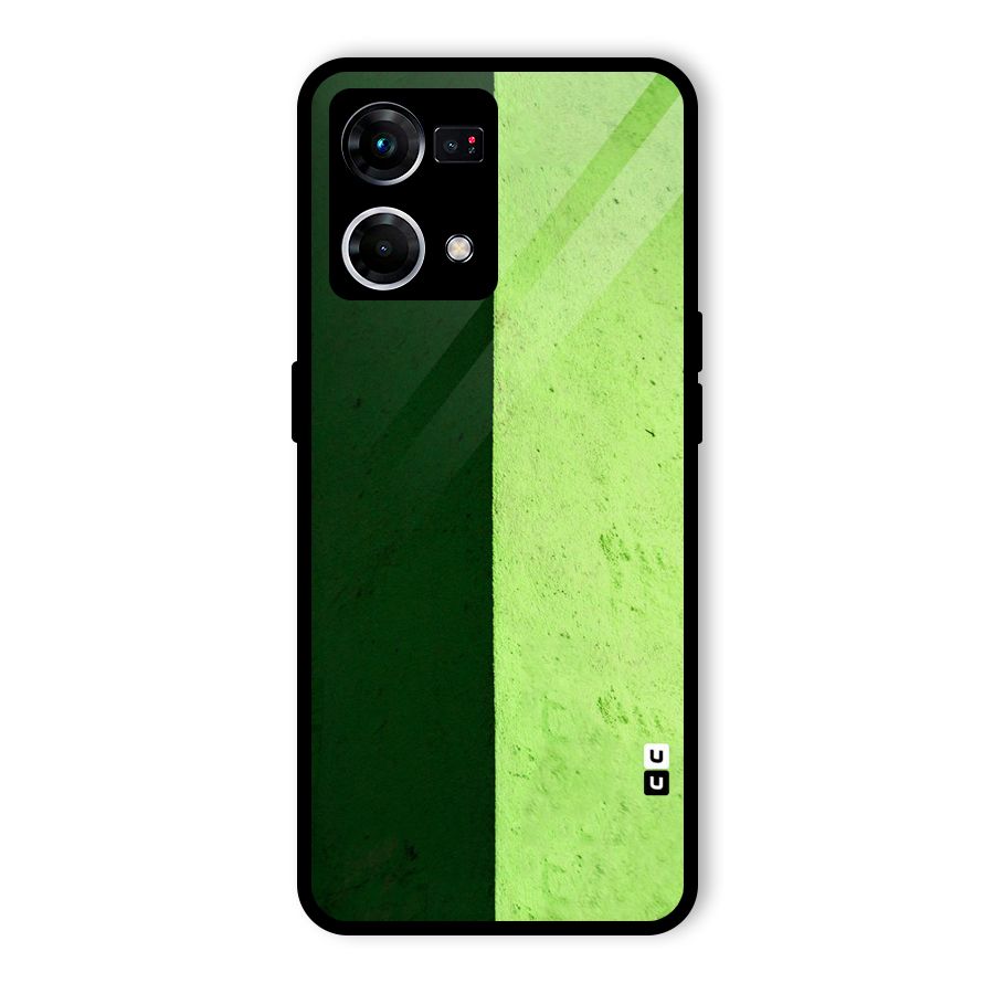 Shades Half Glass Back Case for Oppo F21 Pro 4G