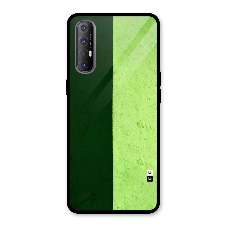 Shades Half Glass Back Case for Oppo Reno3 Pro
