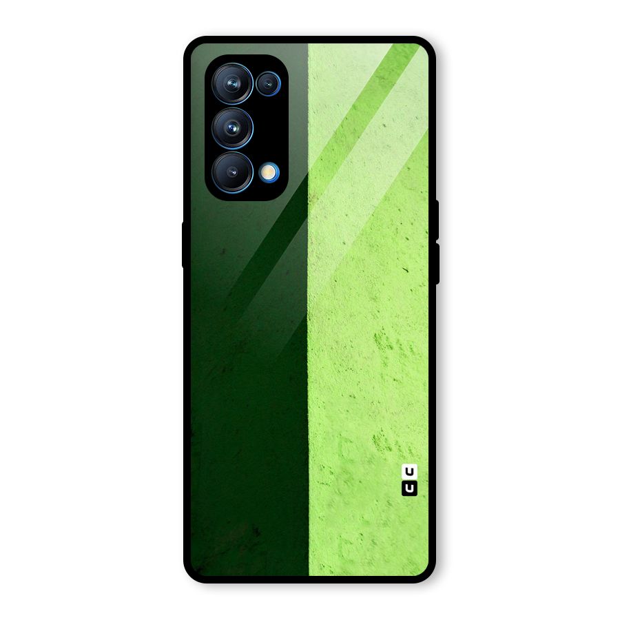 Shades Half Glass Back Case for Oppo Reno5 Pro 5G