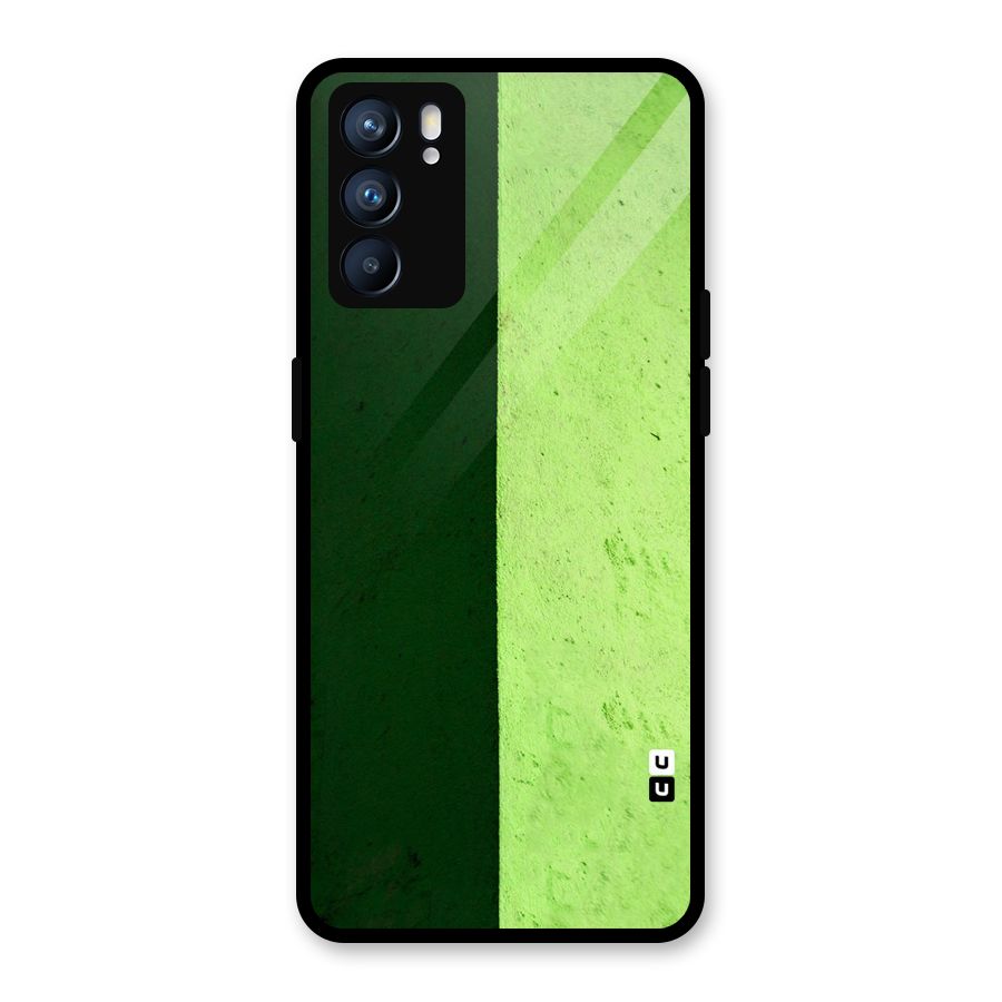 Shades Half Glass Back Case for Oppo Reno6 5G