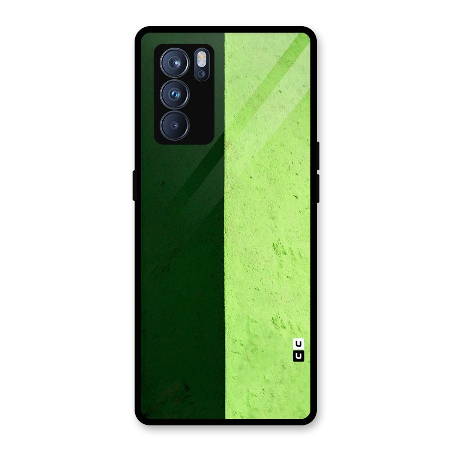 Shades Half Glass Back Case for Oppo Reno6 Pro 5G
