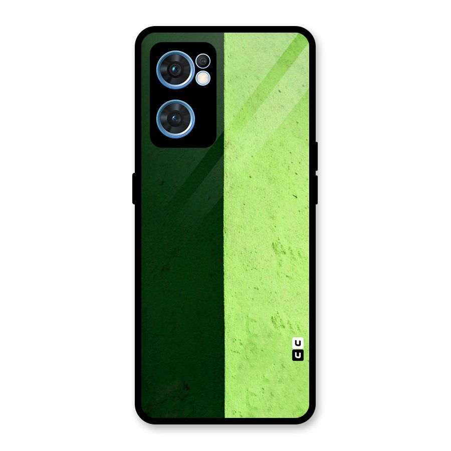 Shades Half Glass Back Case for Oppo Reno7 5G
