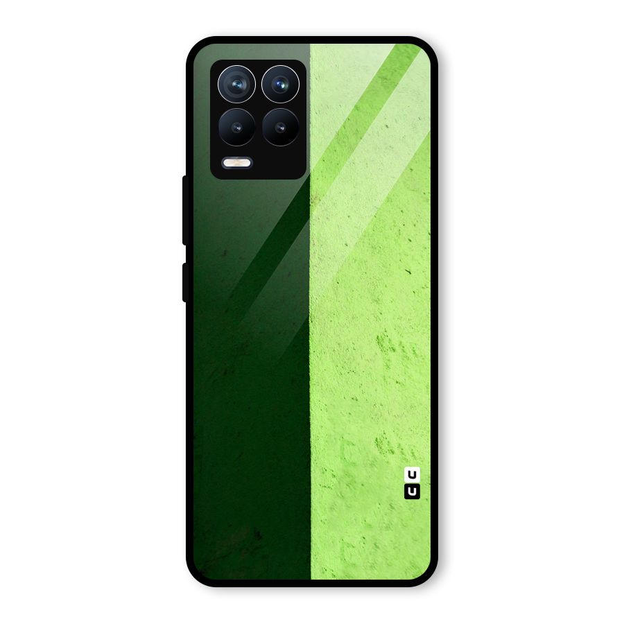Shades Half Glass Back Case for Realme 8