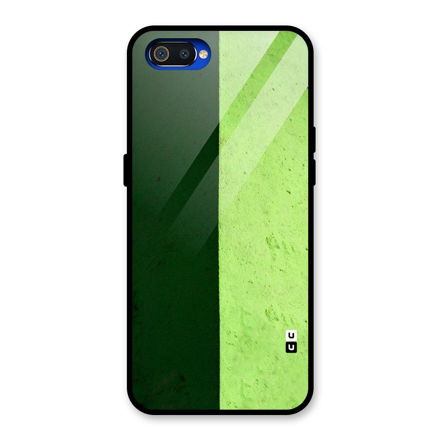 Shades Half Glass Back Case for Realme C2