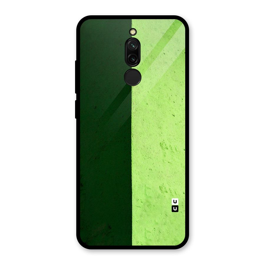 Shades Half Glass Back Case for Redmi 8