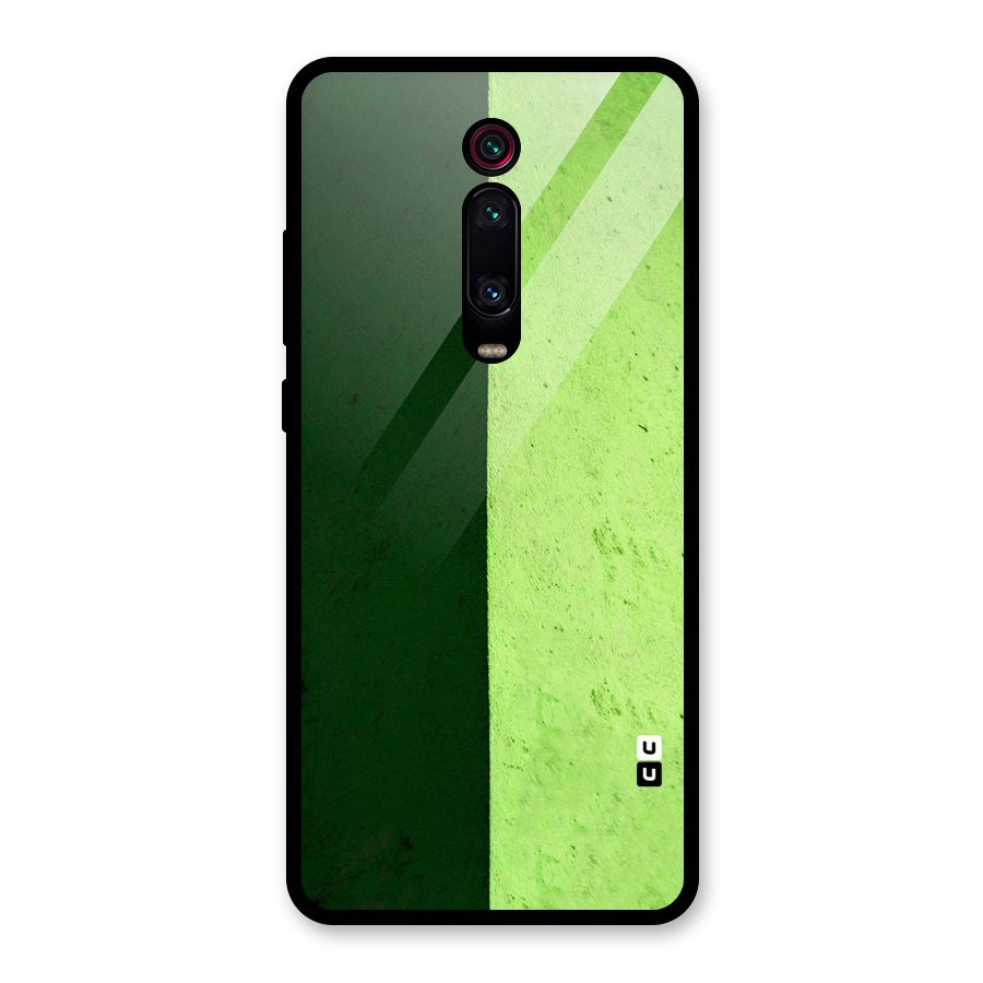Shades Half Glass Back Case for Redmi K20