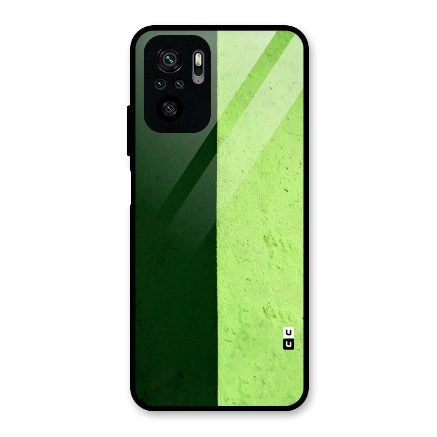 Shades Half Glass Back Case for Redmi Note 10S