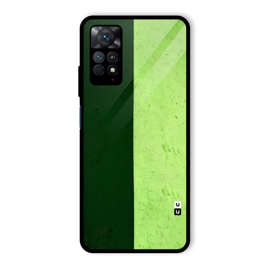 Shades Half Glass Back Case for Redmi Note 11 Pro
