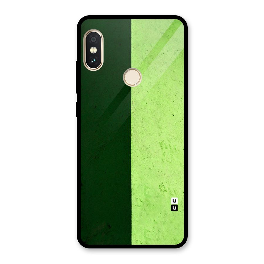 Shades Half Glass Back Case for Redmi Note 5 Pro