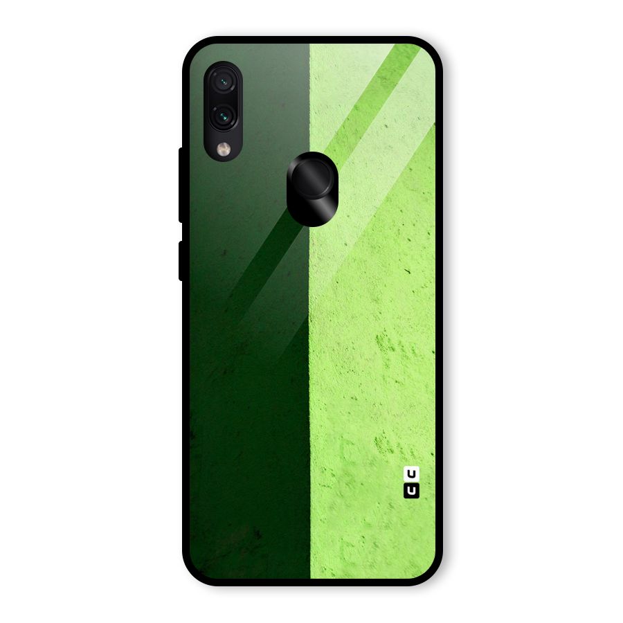 Shades Half Glass Back Case for Redmi Note 7 Pro