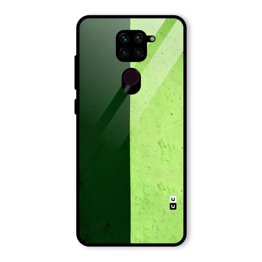 Shades Half Glass Back Case for Redmi Note 9