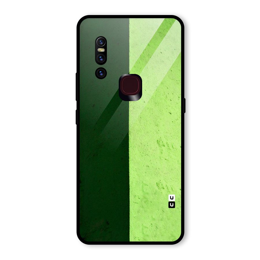 Shades Half Glass Back Case for Vivo V15