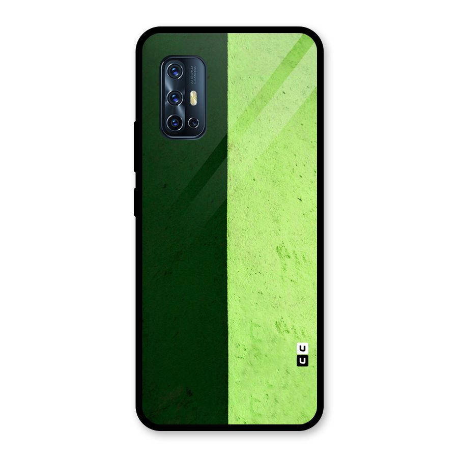 Shades Half Glass Back Case for Vivo V17