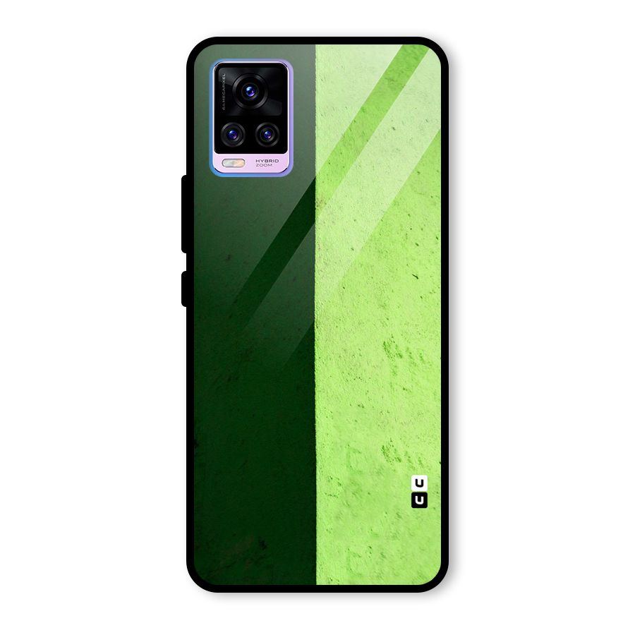 Shades Half Glass Back Case for Vivo V20 Pro