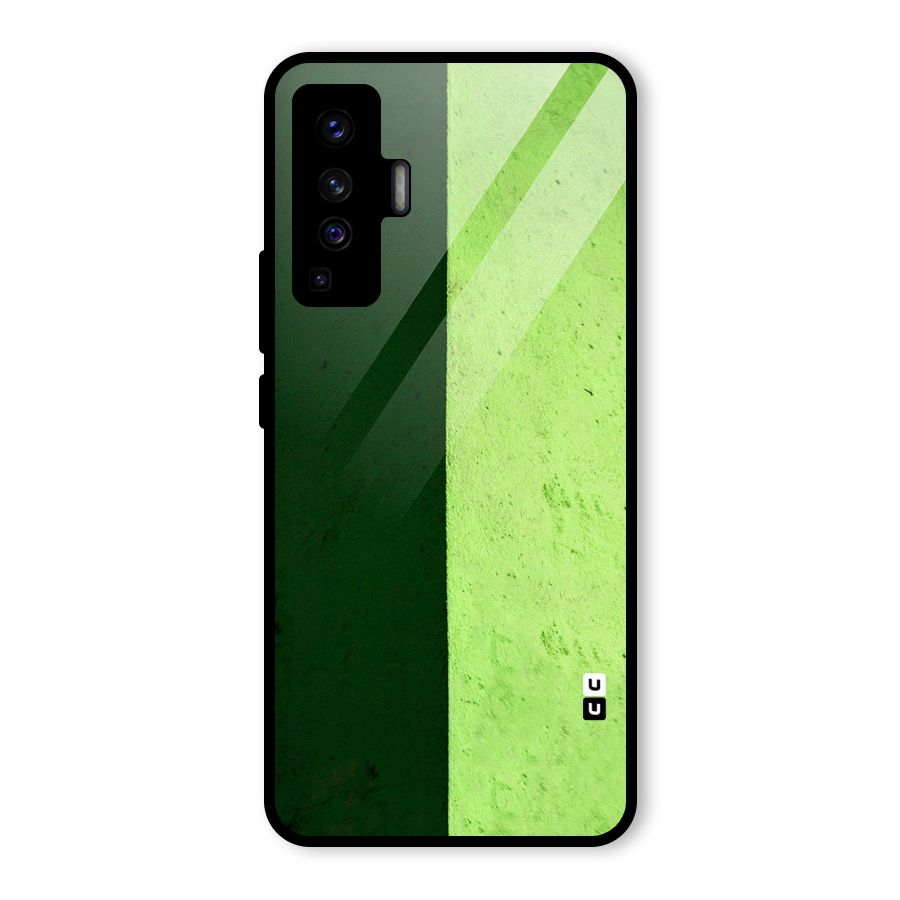 Shades Half Glass Back Case for Vivo X50