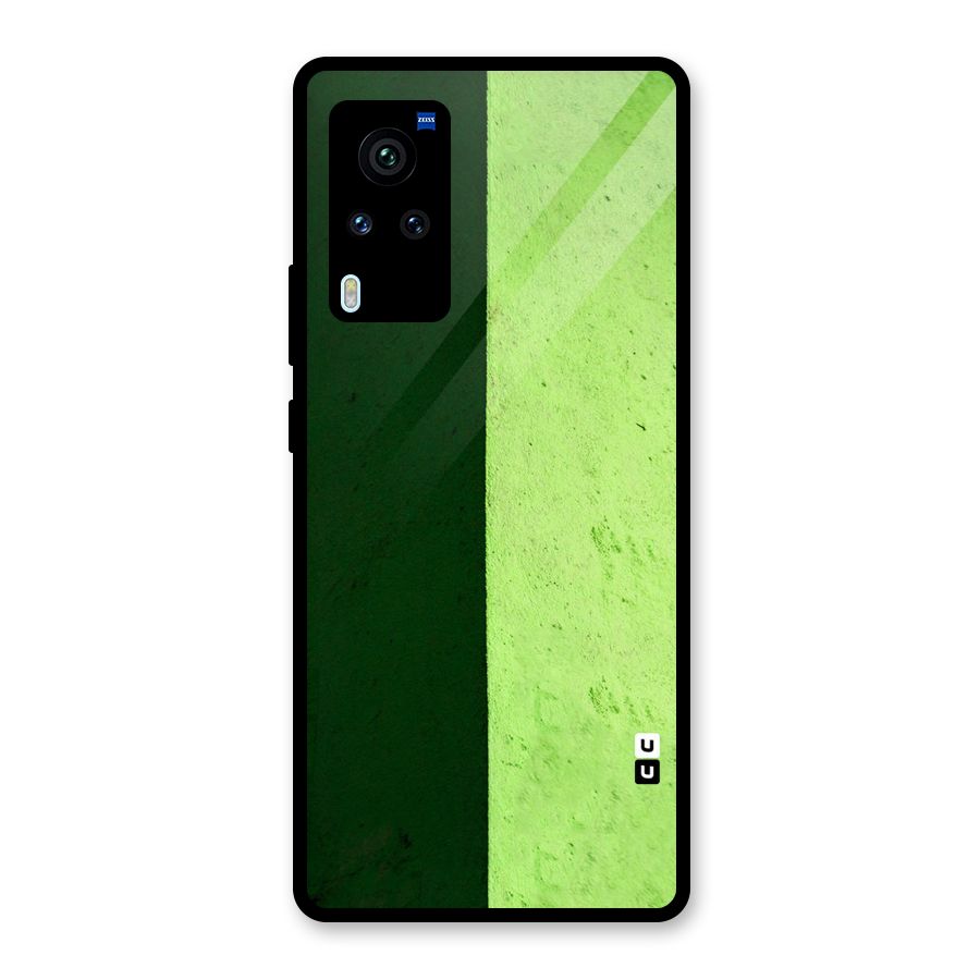 Shades Half Glass Back Case for Vivo X60 Pro