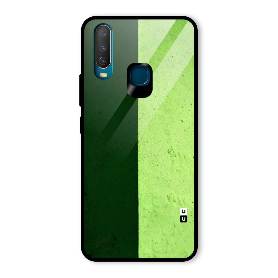 Shades Half Glass Back Case for Vivo Y12