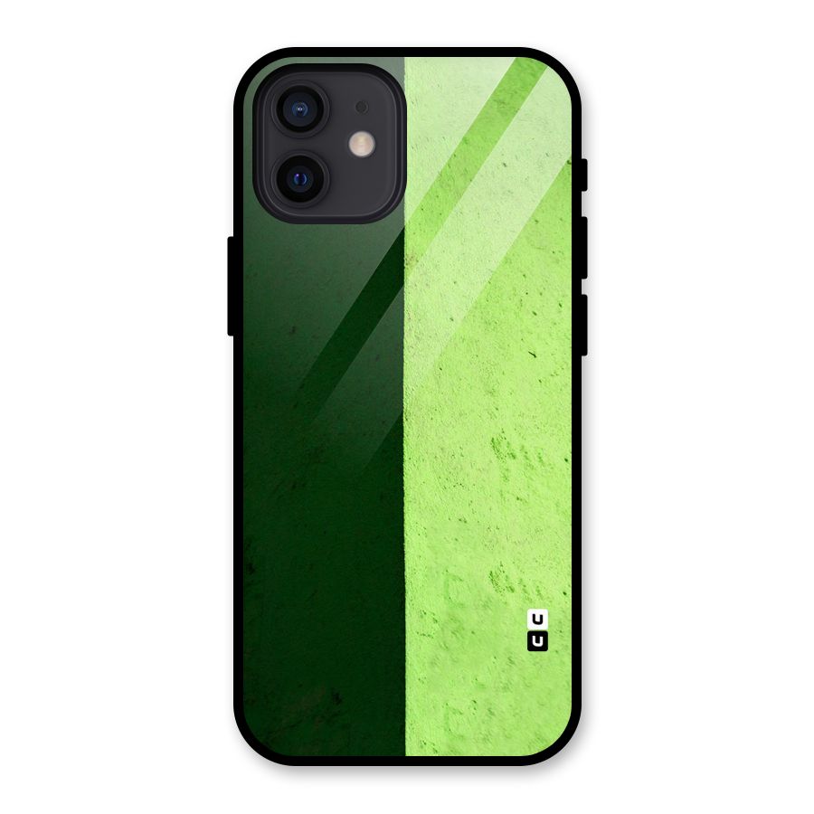 Shades Half Glass Back Case for iPhone 12