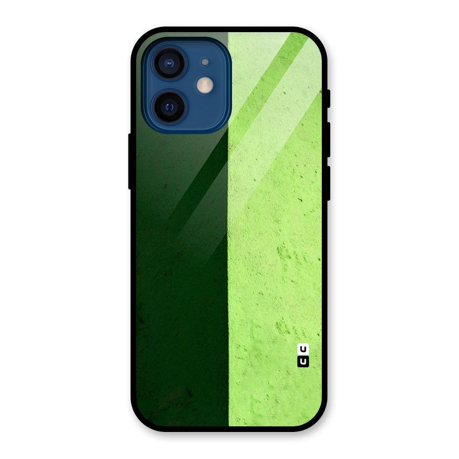 Shades Half Glass Back Case for iPhone 12 Mini