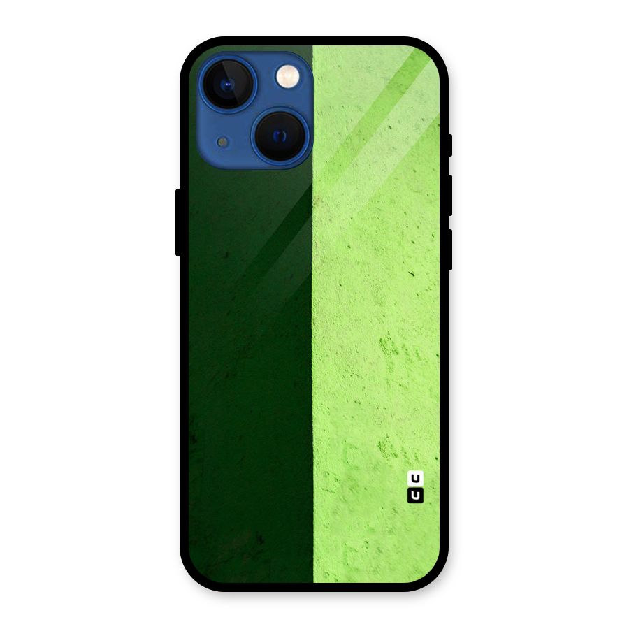Shades Half Glass Back Case for iPhone 13 Mini