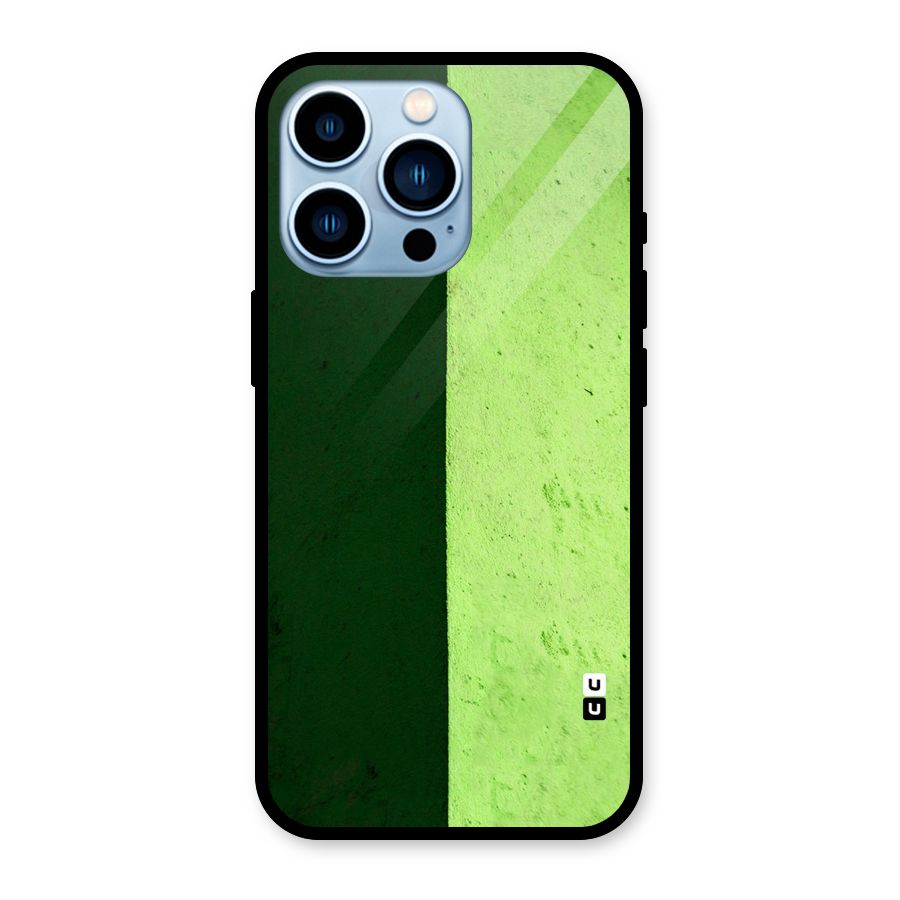 Shades Half Glass Back Case for iPhone 13 Pro