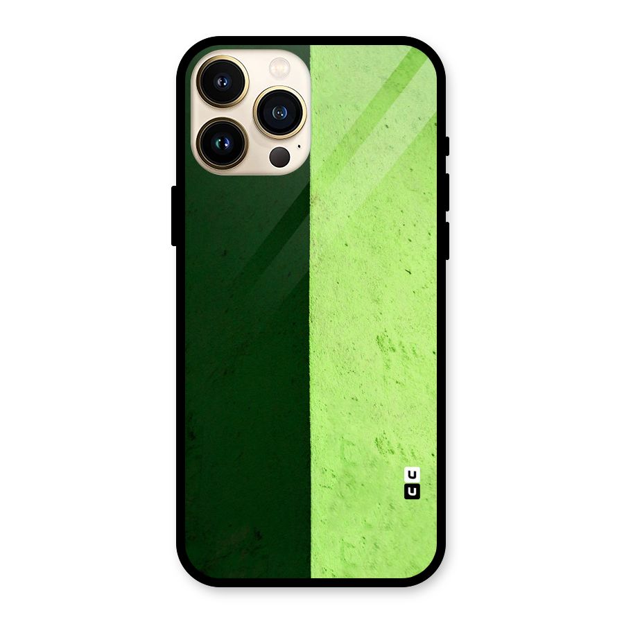 Shades Half Glass Back Case for iPhone 13 Pro Max