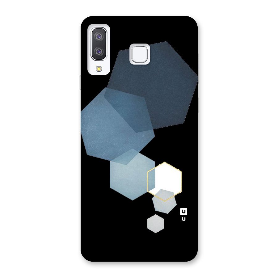 Shades Of Blue Shapes Back Case for Galaxy A8 Star