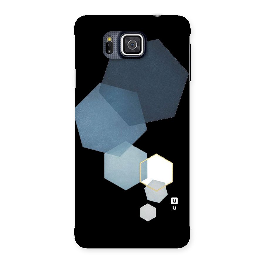 Shades Of Blue Shapes Back Case for Galaxy Alpha