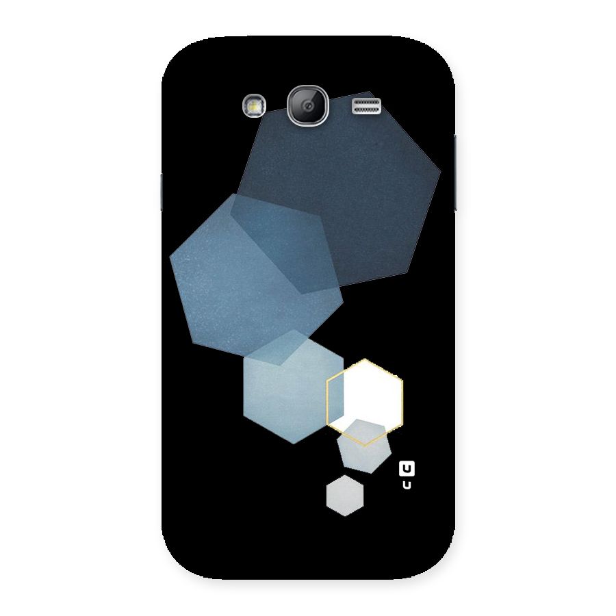 Shades Of Blue Shapes Back Case for Galaxy Grand