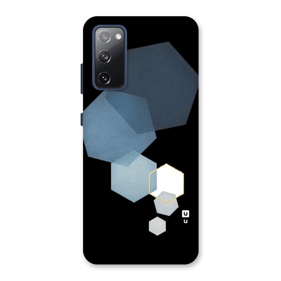 Shades Of Blue Shapes Back Case for Galaxy S20 FE