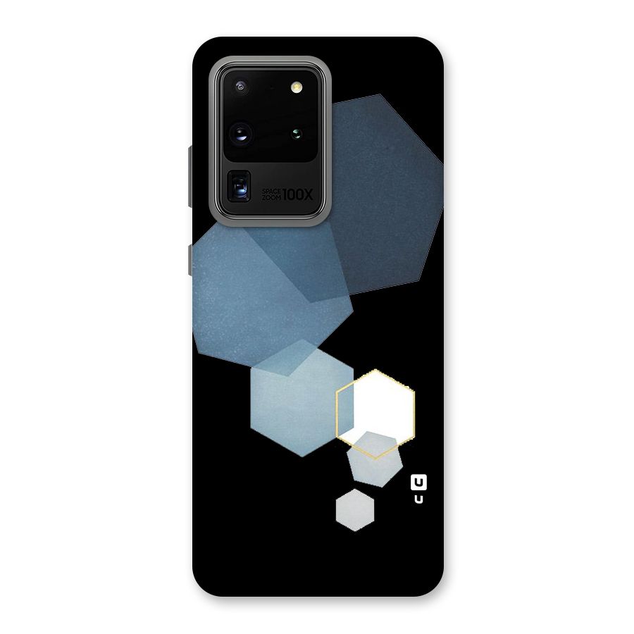 Shades Of Blue Shapes Back Case for Galaxy S20 Ultra
