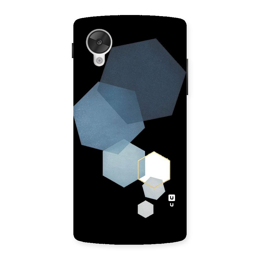 Shades Of Blue Shapes Back Case for Google Nexsus 5