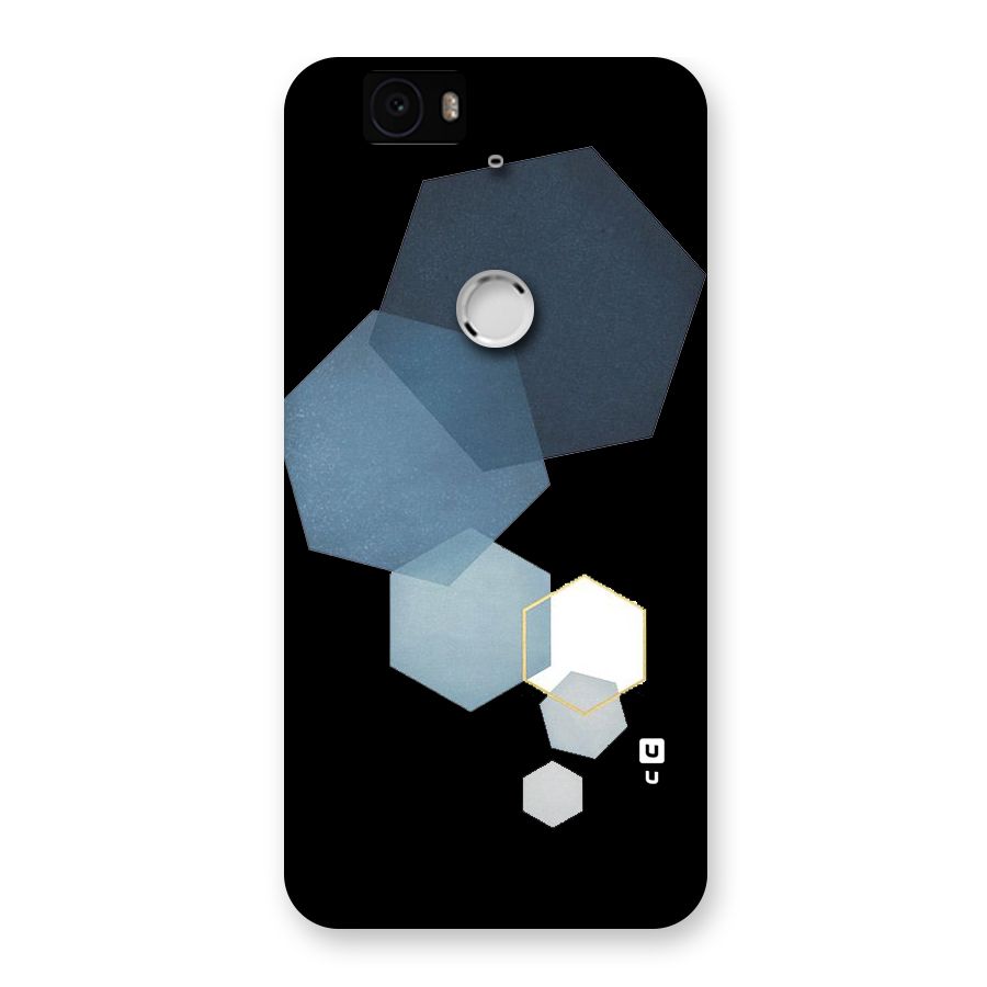 Shades Of Blue Shapes Back Case for Google Nexus-6P