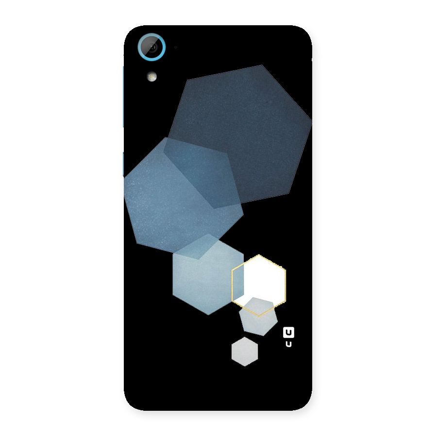 Shades Of Blue Shapes Back Case for HTC Desire 826