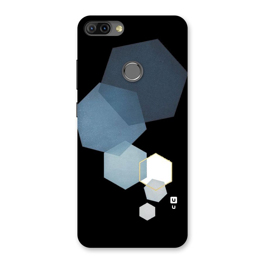Shades Of Blue Shapes Back Case for Infinix Hot 6 Pro