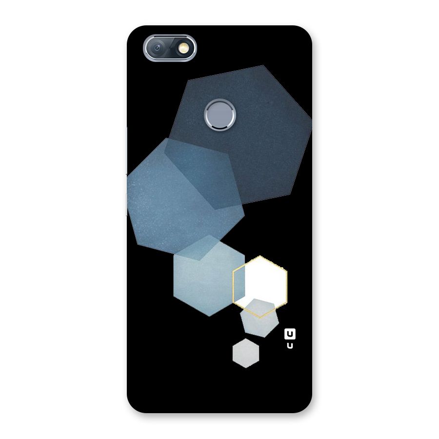 Shades Of Blue Shapes Back Case for Infinix Note 5