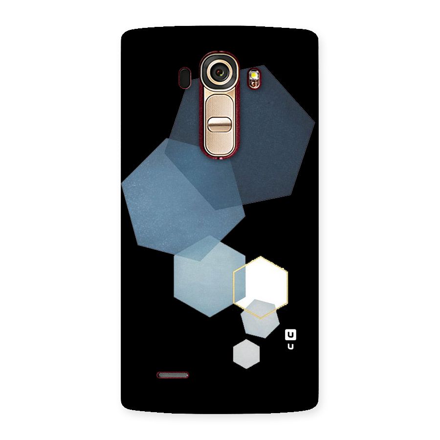 Shades Of Blue Shapes Back Case for LG G4