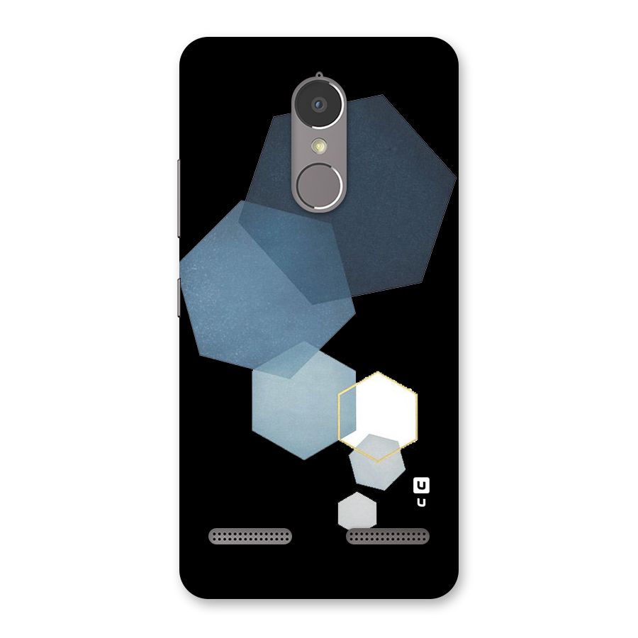 Shades Of Blue Shapes Back Case for Lenovo K6 Power