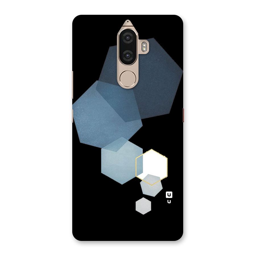 Shades Of Blue Shapes Back Case for Lenovo K8 Note