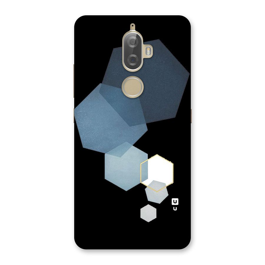 Shades Of Blue Shapes Back Case for Lenovo K8 Plus