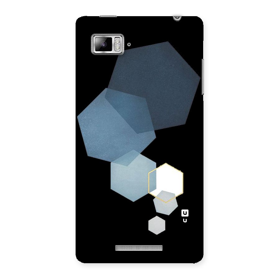 Shades Of Blue Shapes Back Case for Lenovo Vibe Z K910